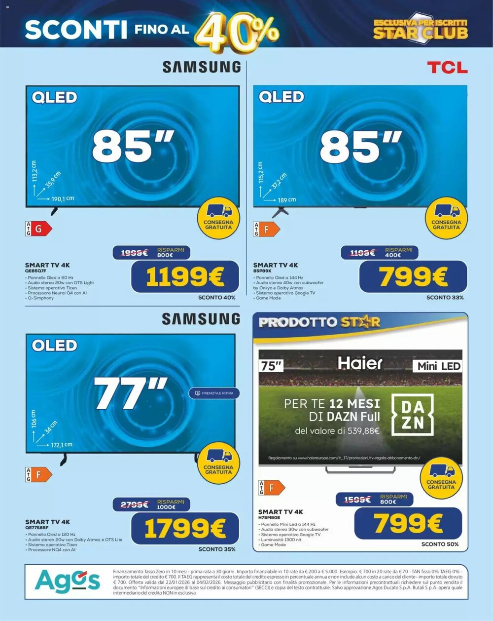 Volantino promozionale Euronics  valide dal 22/01/2026 - Pagina 10.