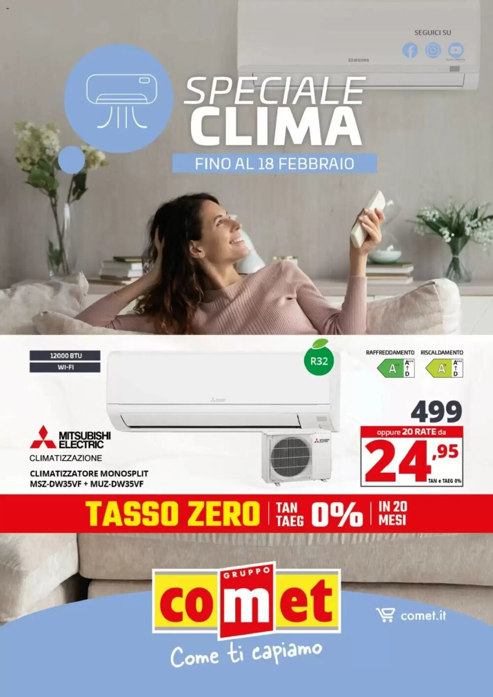 Volantino promozionale Comet  valide dal 22/01/2026 - Pagina 1.