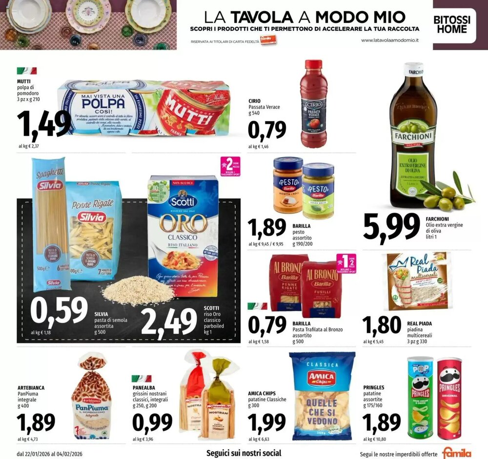 Volantino promozionale Famila  valide dal 22/01/2026 - Pagina 11.