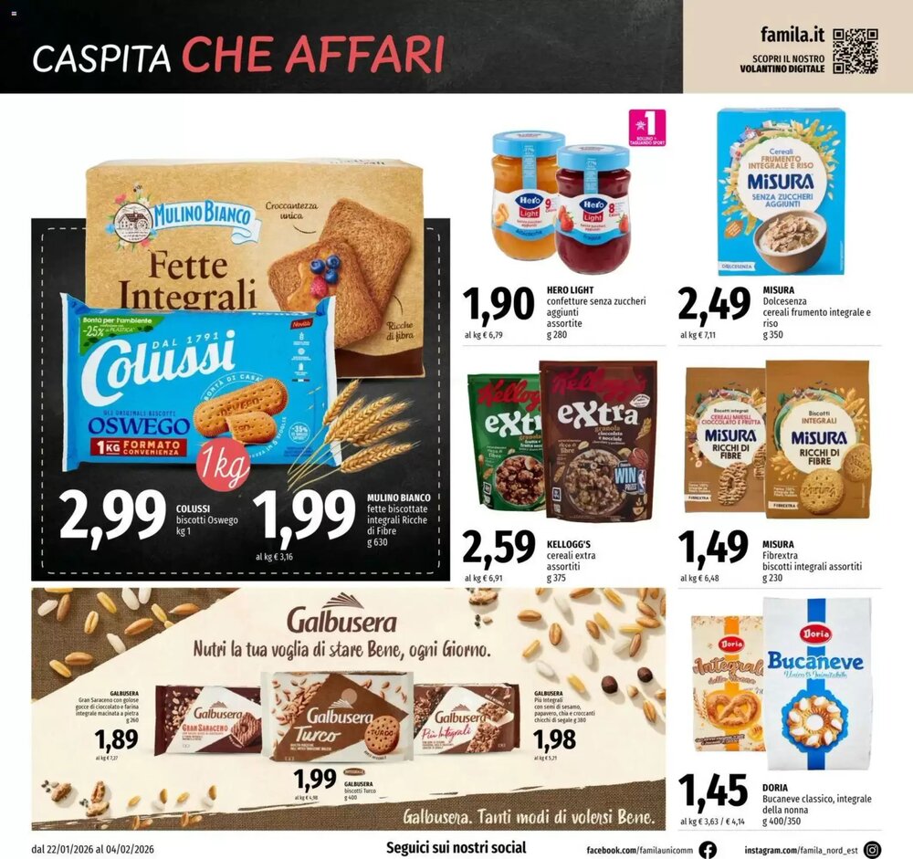 Volantino promozionale Famila  valide dal 22/01/2026 - Pagina 12.