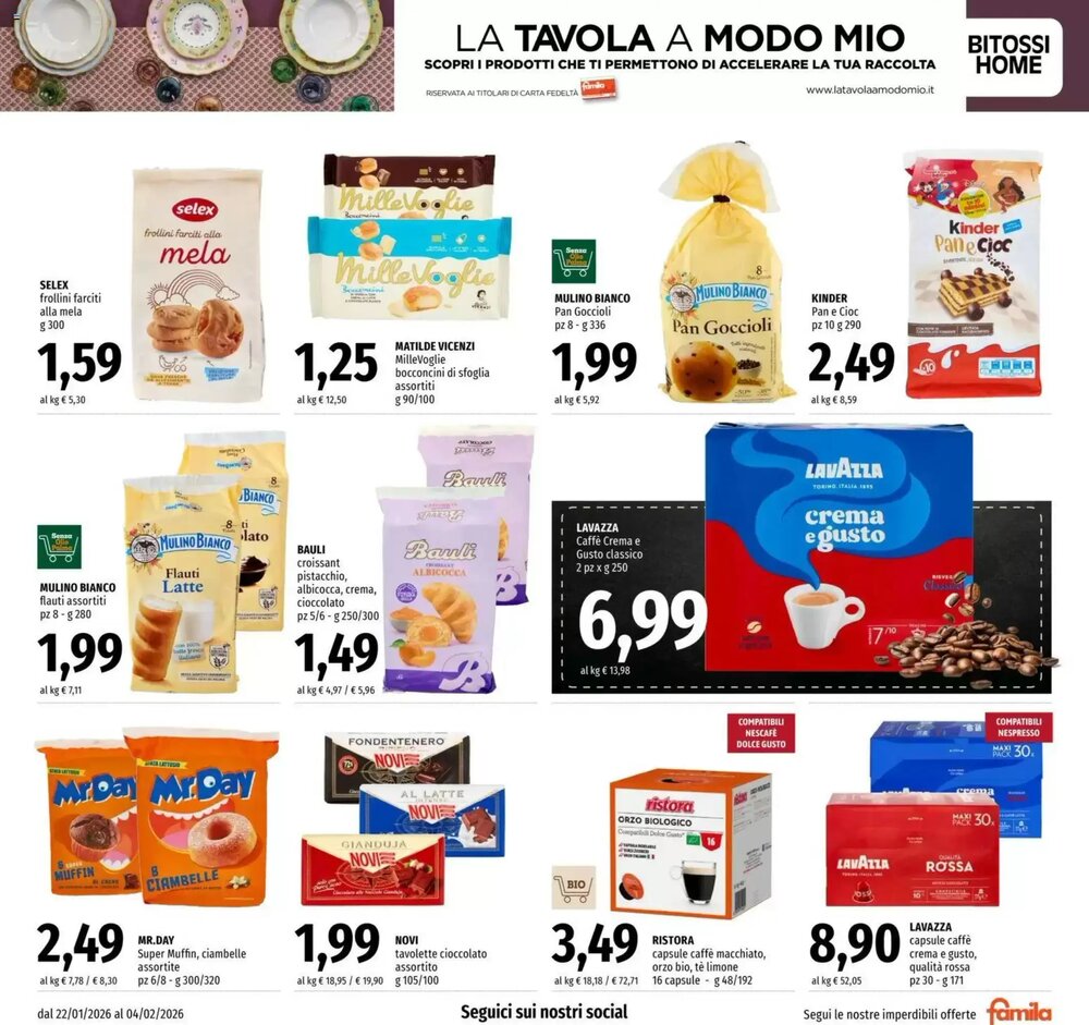 Volantino promozionale Famila  valide dal 22/01/2026 - Pagina 13.
