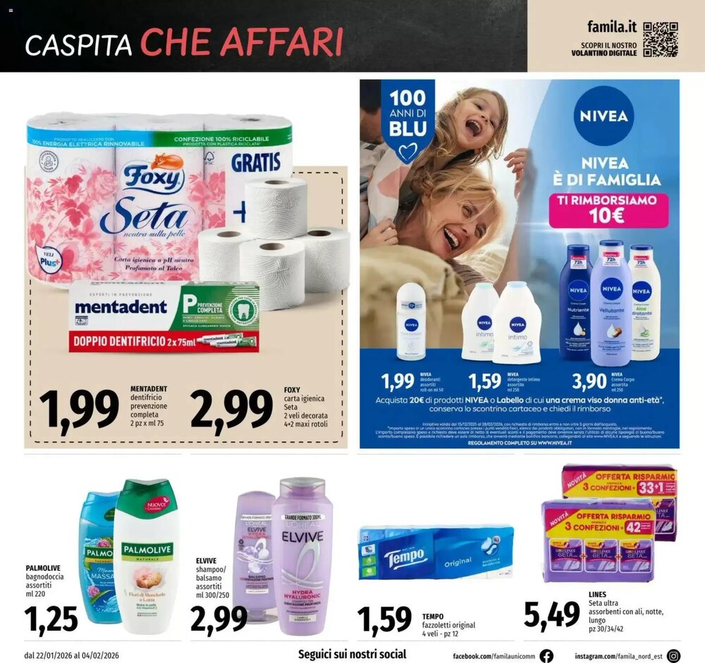 Volantino promozionale Famila  valide dal 22/01/2026 - Pagina 18.