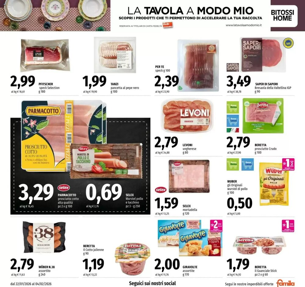 Volantino promozionale Famila  valide dal 22/01/2026 - Pagina 5.
