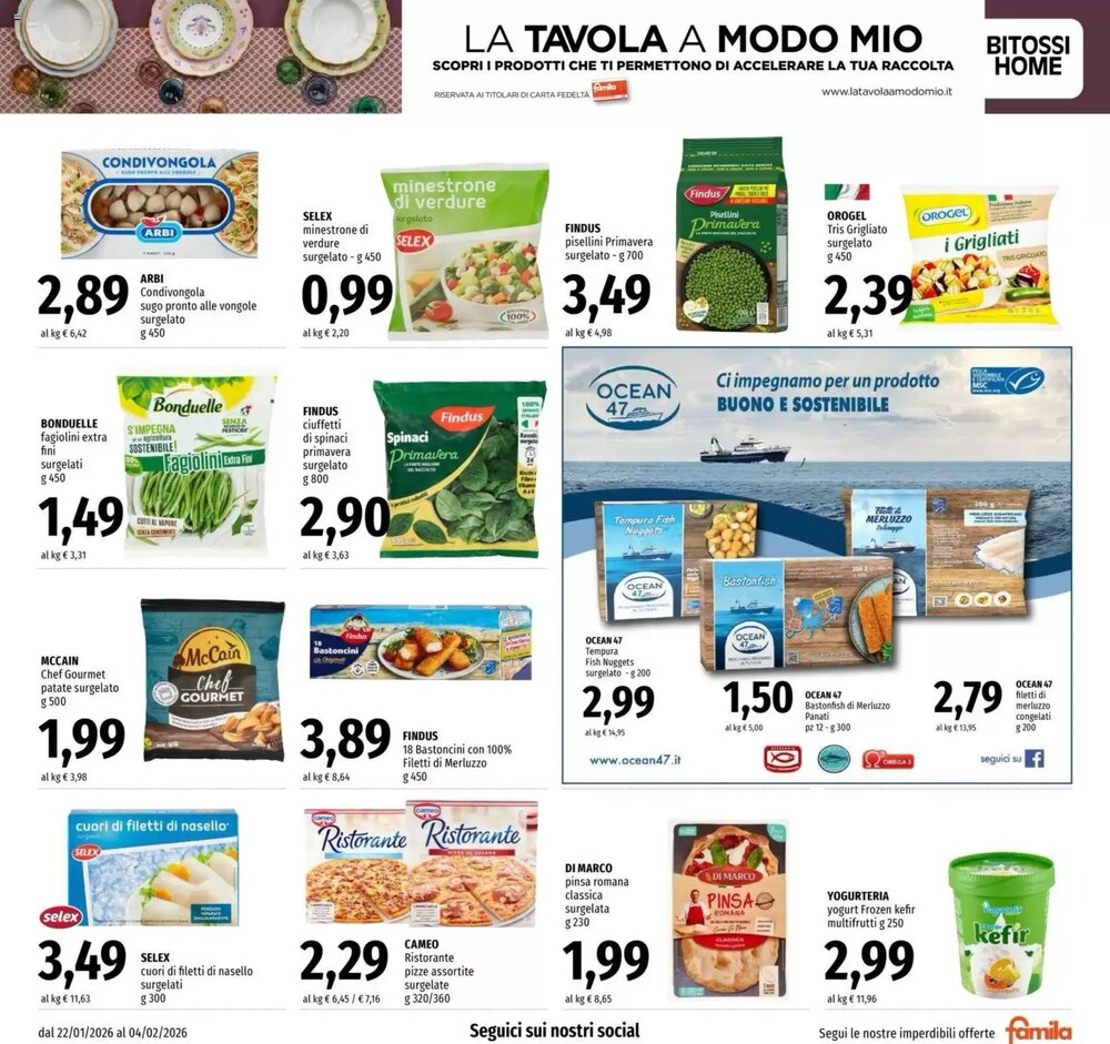Volantino promozionale Famila  valide dal 22/01/2026 - Pagina 9.