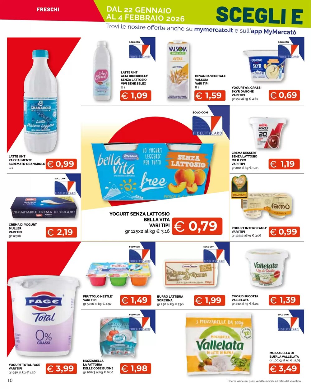 Volantino promozionale Mercatò Big  valide dal 22/01/2026 - Pagina 10.