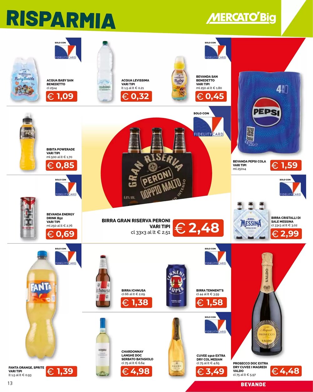 Volantino promozionale Mercatò Big  valide dal 22/01/2026 - Pagina 13.