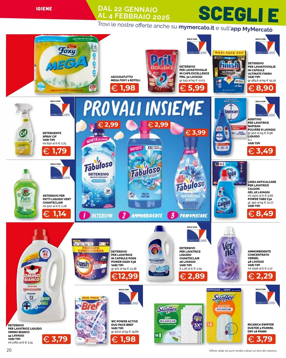Volantino promozionale Mercatò Big  valide dal 22/01/2026 - Pagina 20.