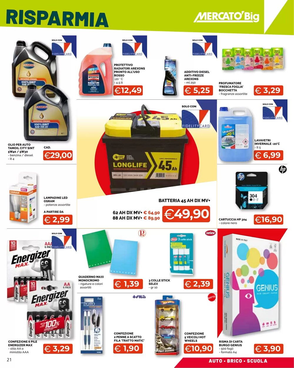 Volantino promozionale Mercatò Big  valide dal 22/01/2026 - Pagina 21.