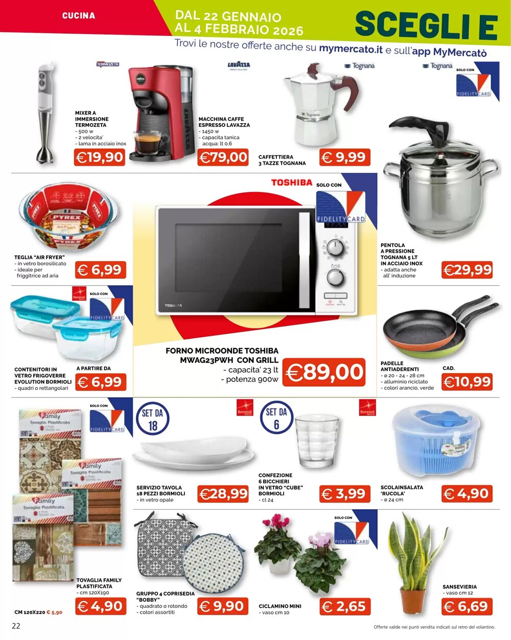 Volantino promozionale Mercatò Big  valide dal 22/01/2026 - Pagina 22.