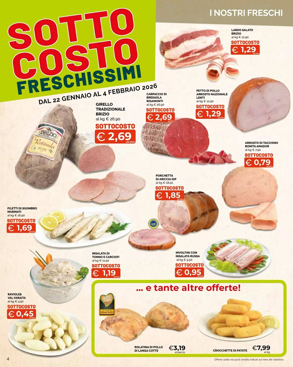 Volantino promozionale Mercatò Big  valide dal 22/01/2026 - Pagina 4.