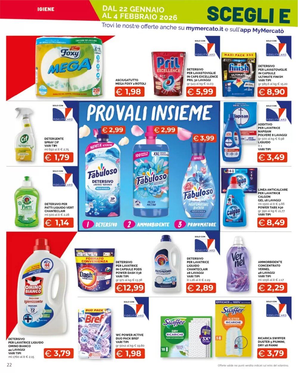 Volantino promozionale Mercatò Extra  valide dal 22/01/2026 - Pagina 22.