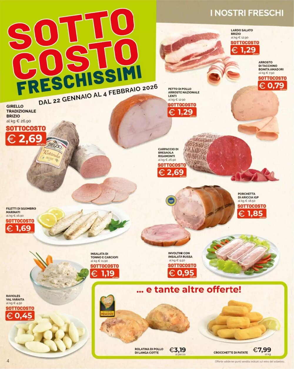 Volantino promozionale Mercatò Extra  valide dal 22/01/2026 - Pagina 4.
