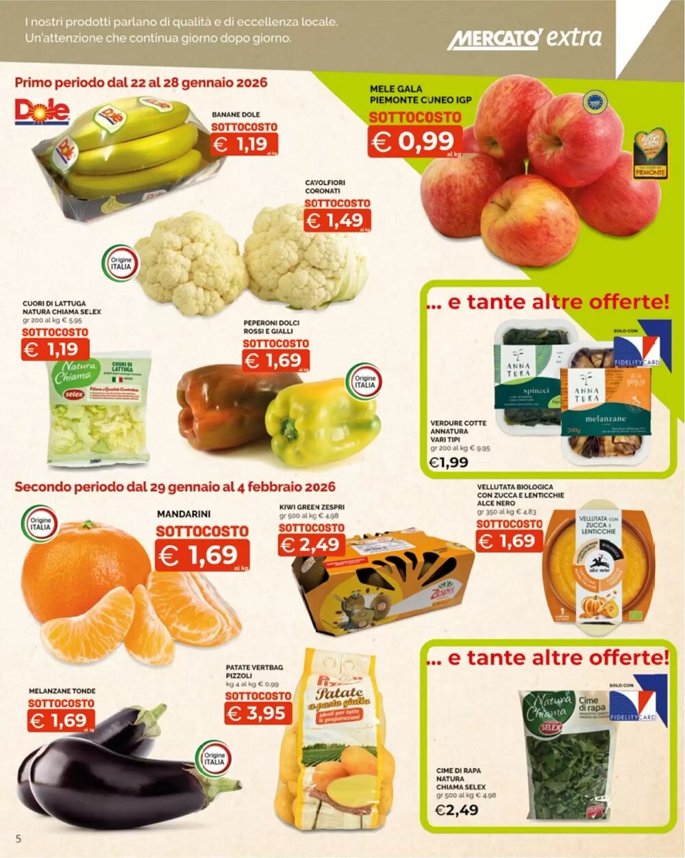 Volantino promozionale Mercatò Extra  valide dal 22/01/2026 - Pagina 5.