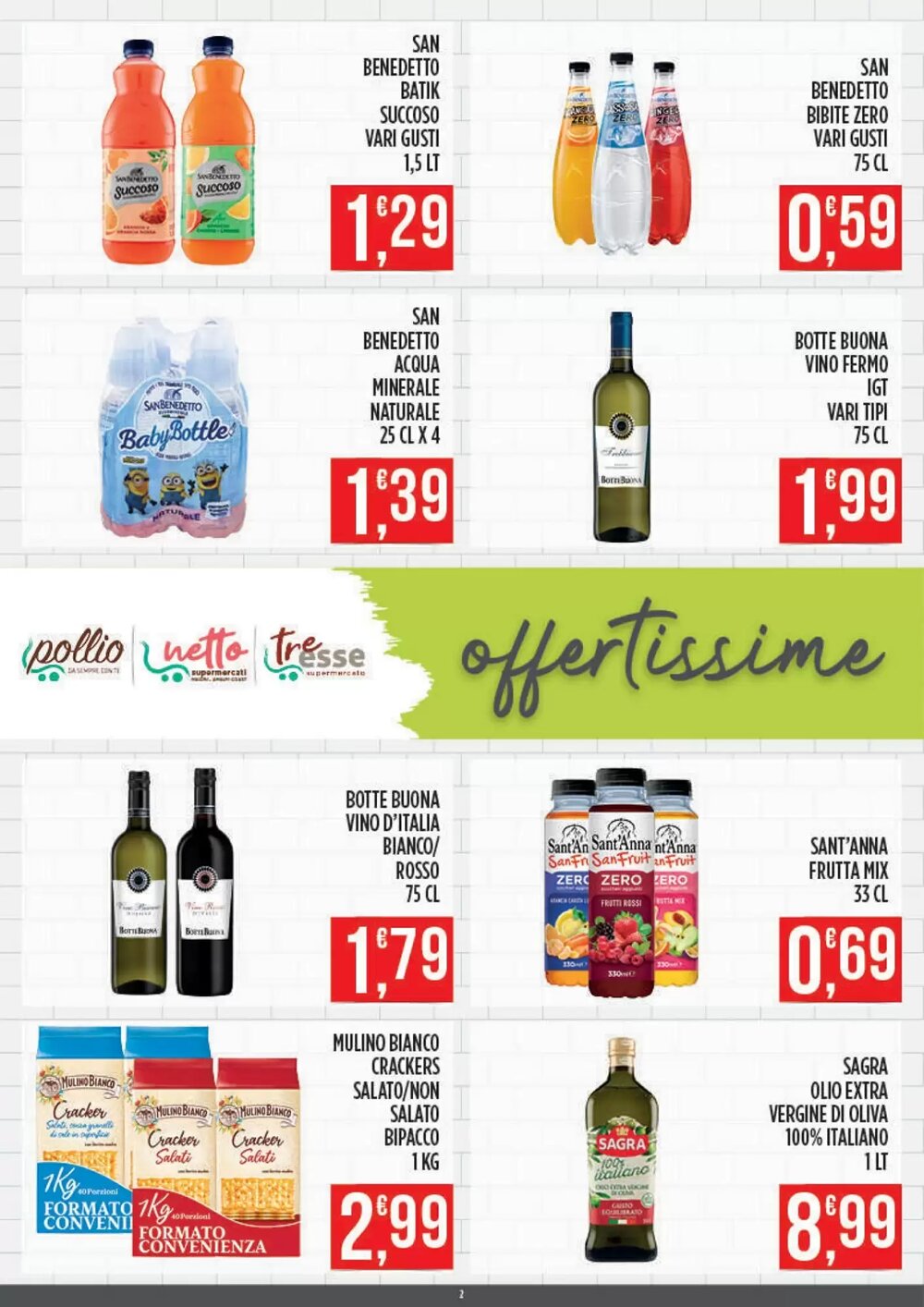 Volantino promozionale Supermercato Pollio  valide dal 22/01/2026 - Pagina 2.