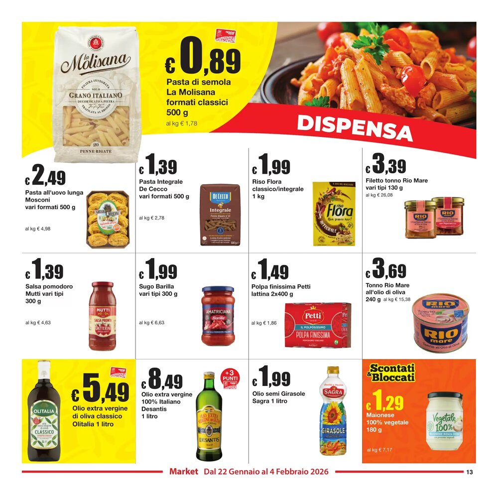 Volantino promozionale Sì con te  valide dal 22/01/2026 - Pagina 13.