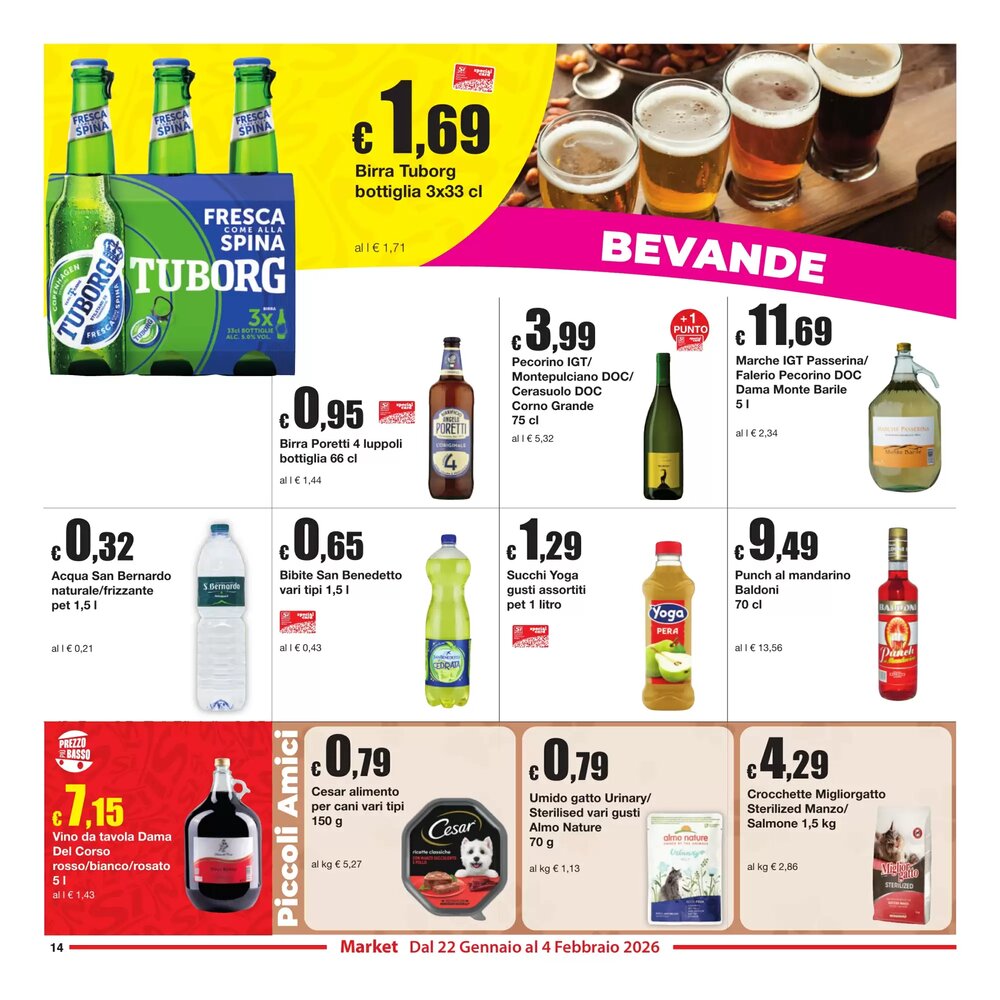 Volantino promozionale Sì con te  valide dal 22/01/2026 - Pagina 14.