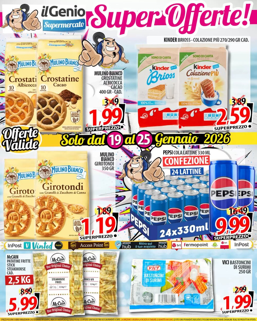 Volantino promozionale Il Genio Supermercato  valide dal 22/01/2026 - Pagina 4.