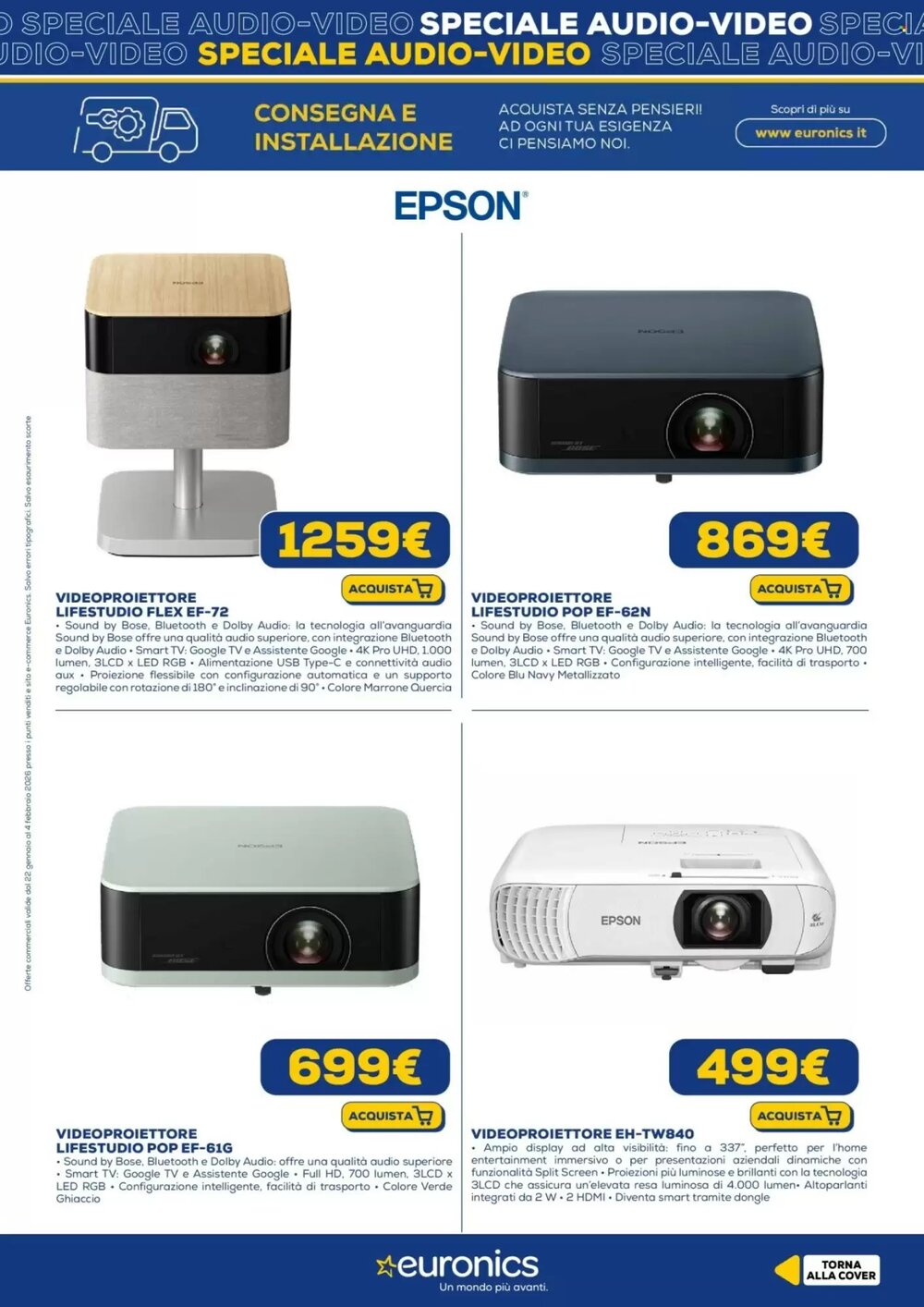 Volantino promozionale Euronics  valide dal 22/01/2026 - Pagina 15.