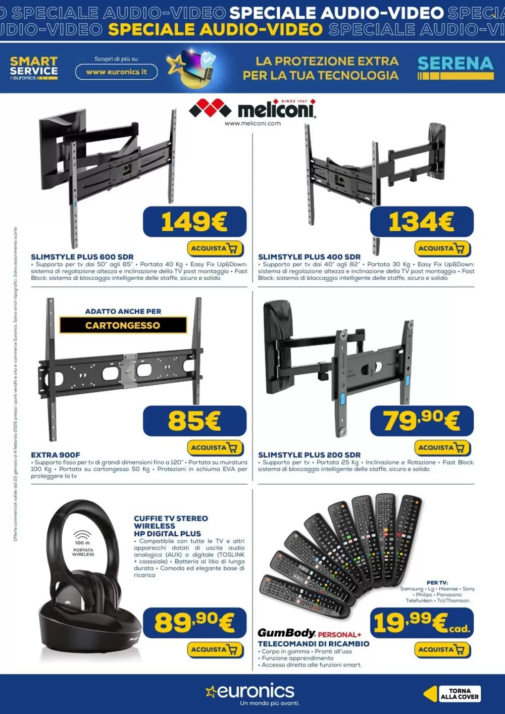 Volantino promozionale Euronics  valide dal 22/01/2026 - Pagina 18.