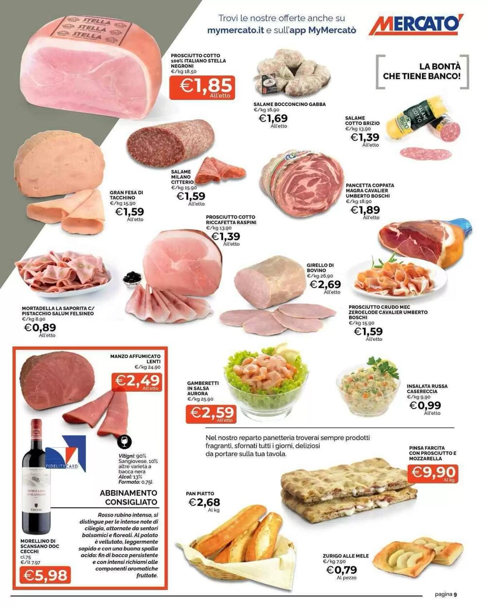 Volantino promozionale Mercatò  valide dal 22/01/2026 - Pagina 9.