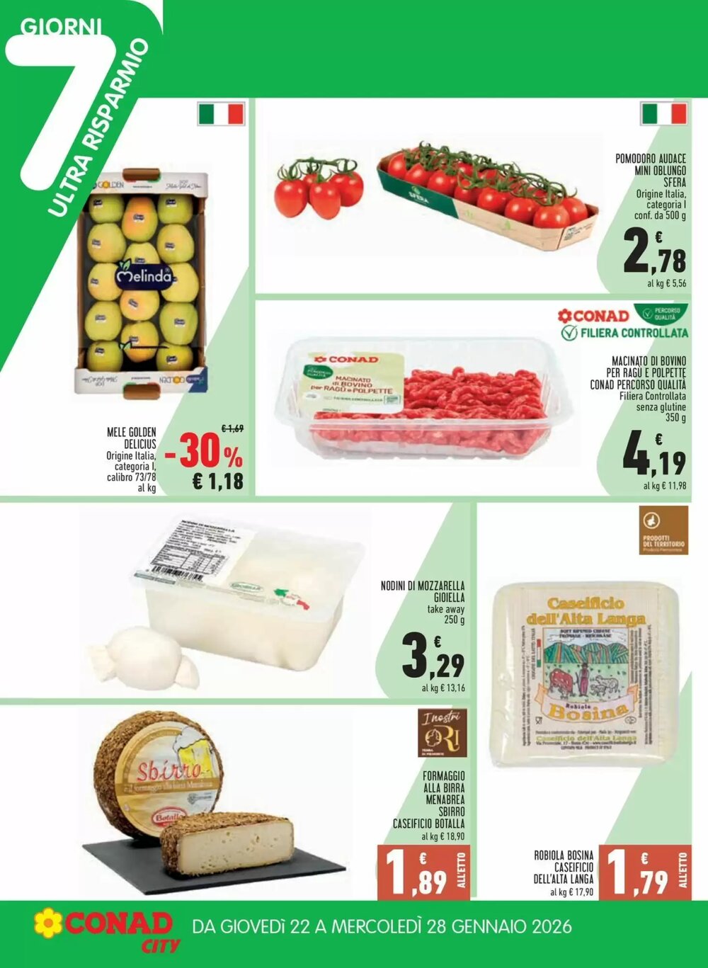 Volantino promozionale Conad City  valide dal 22/01/2026 - Pagina 2.