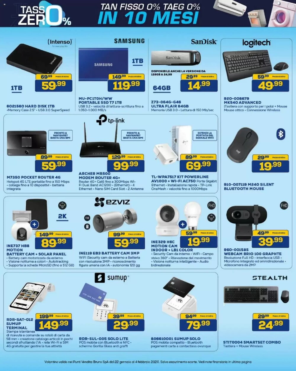 Volantino promozionale Euronics Bruno  valide dal 22/01/2026 - Pagina 12.