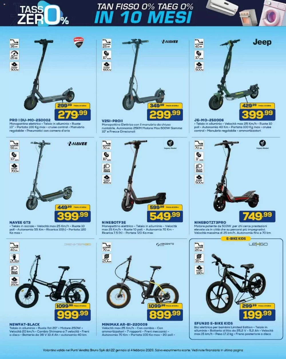 Volantino promozionale Euronics Bruno  valide dal 22/01/2026 - Pagina 14.