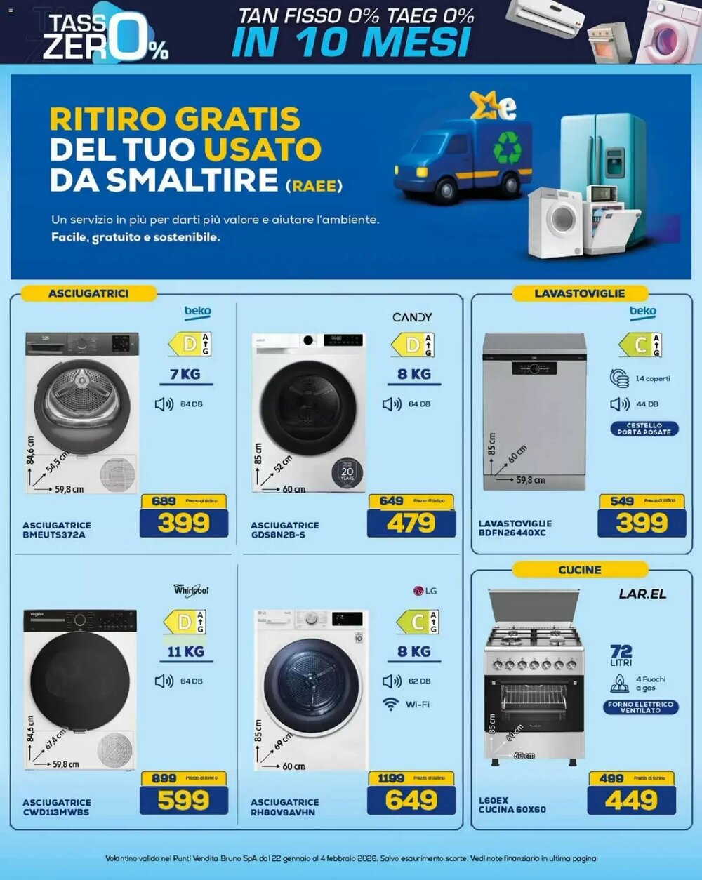 Volantino promozionale Euronics Bruno  valide dal 22/01/2026 - Pagina 16.