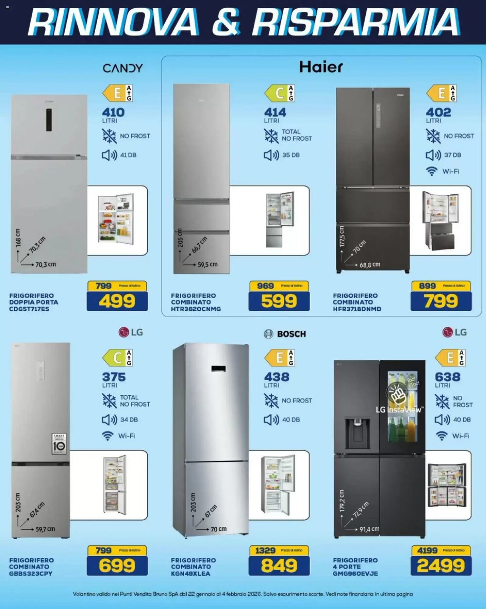 Volantino promozionale Euronics Bruno  valide dal 22/01/2026 - Pagina 17.