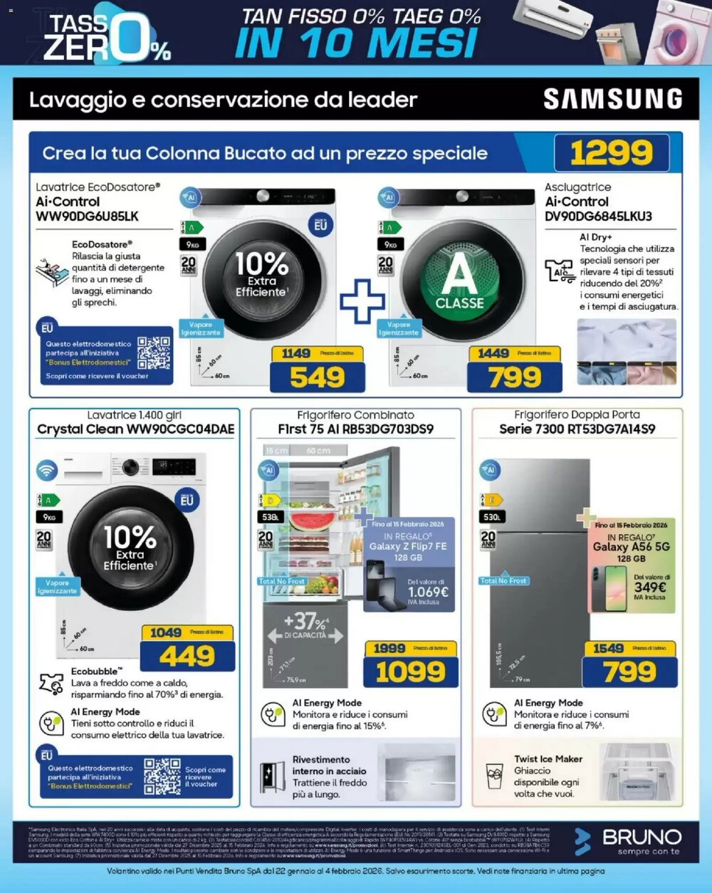 Volantino promozionale Euronics Bruno  valide dal 22/01/2026 - Pagina 18.