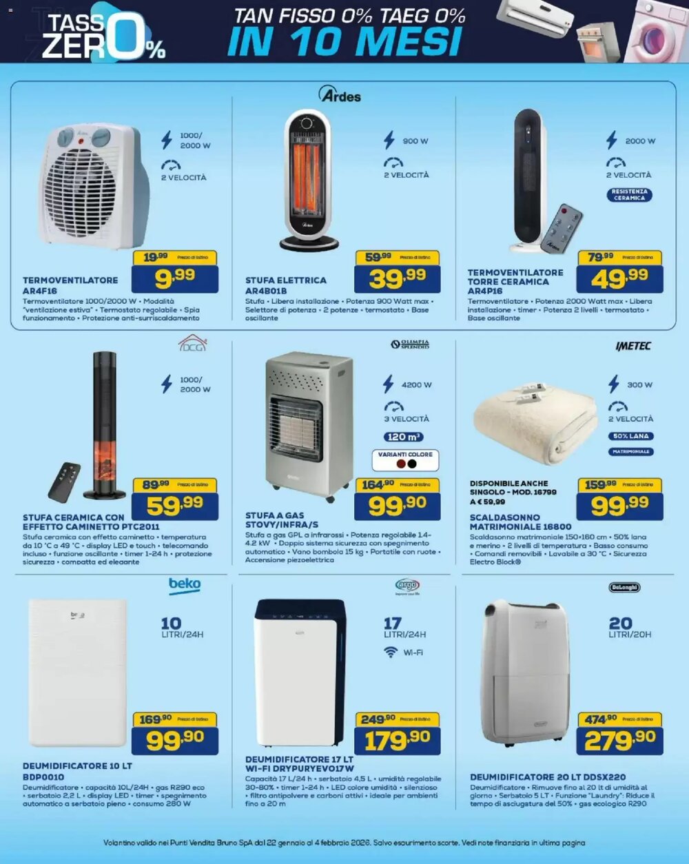 Volantino promozionale Euronics Bruno  valide dal 22/01/2026 - Pagina 22.