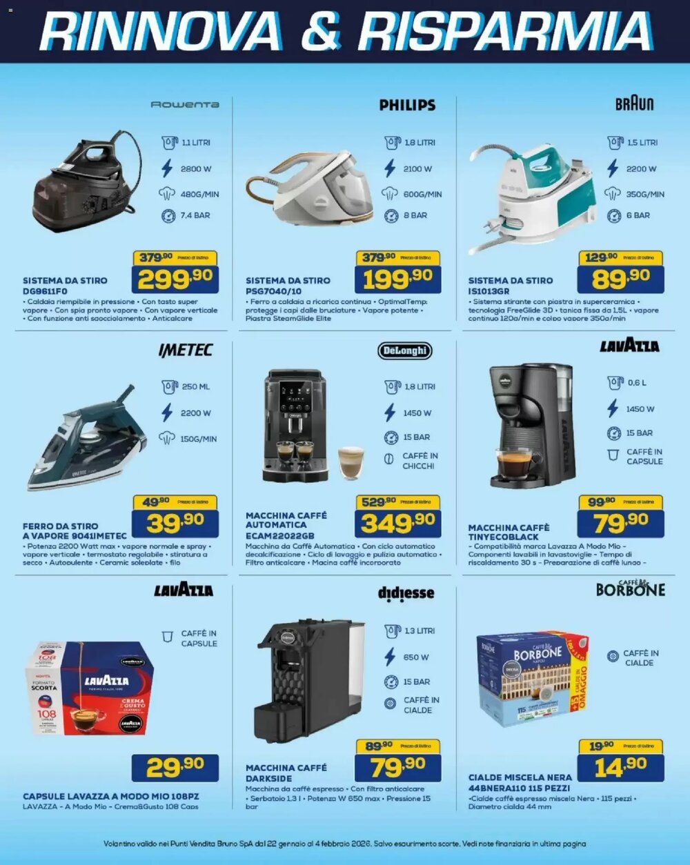 Volantino promozionale Euronics Bruno  valide dal 22/01/2026 - Pagina 29.