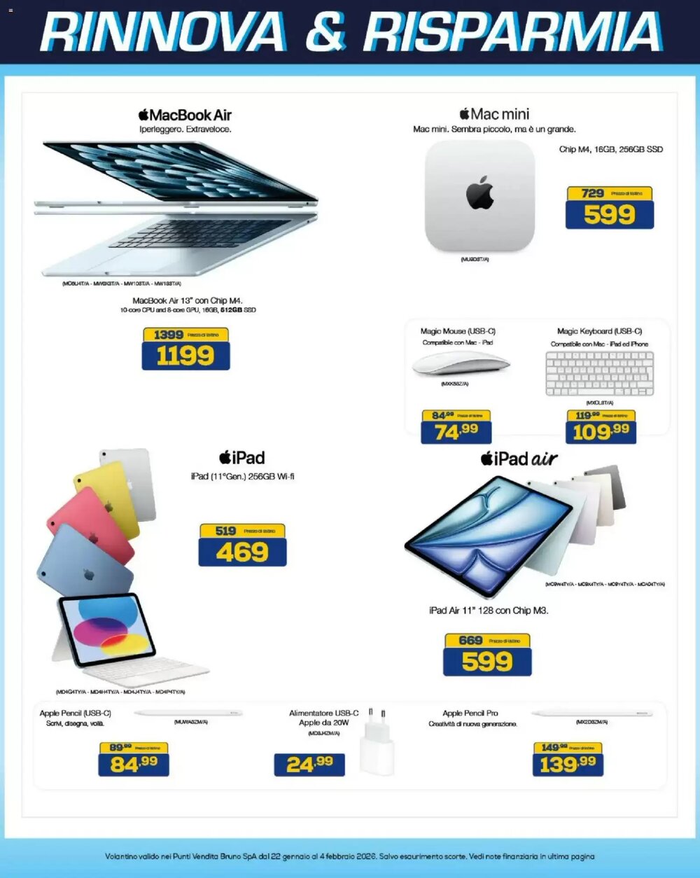 Volantino promozionale Euronics Bruno  valide dal 22/01/2026 - Pagina 8.