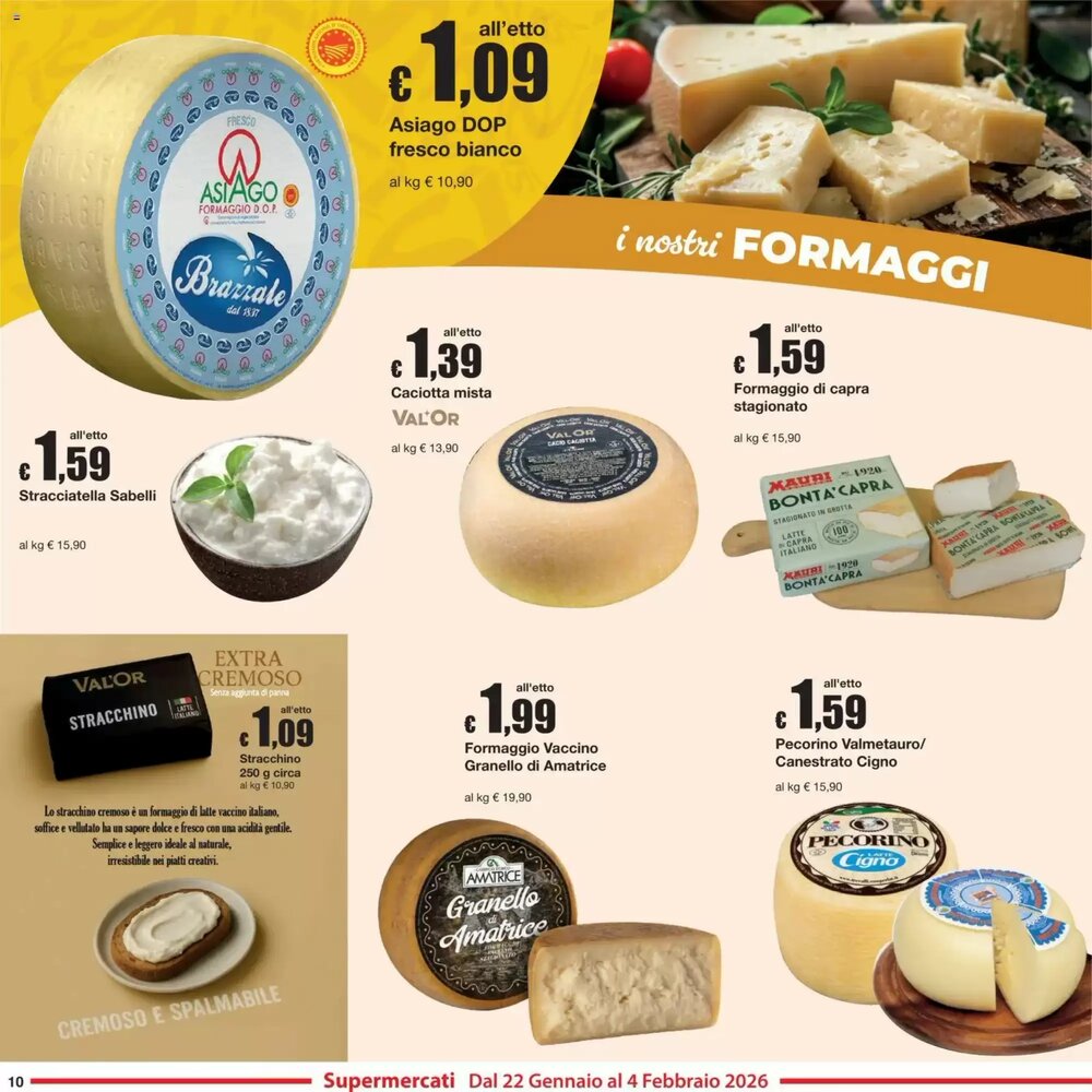 Volantino promozionale Sì con te  valide dal 22/01/2026 - Pagina 10.