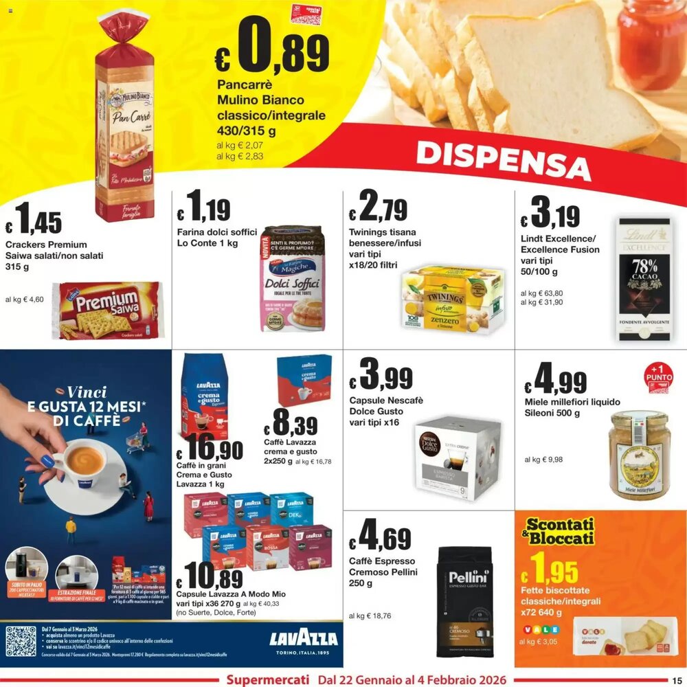 Volantino promozionale Sì con te  valide dal 22/01/2026 - Pagina 15.