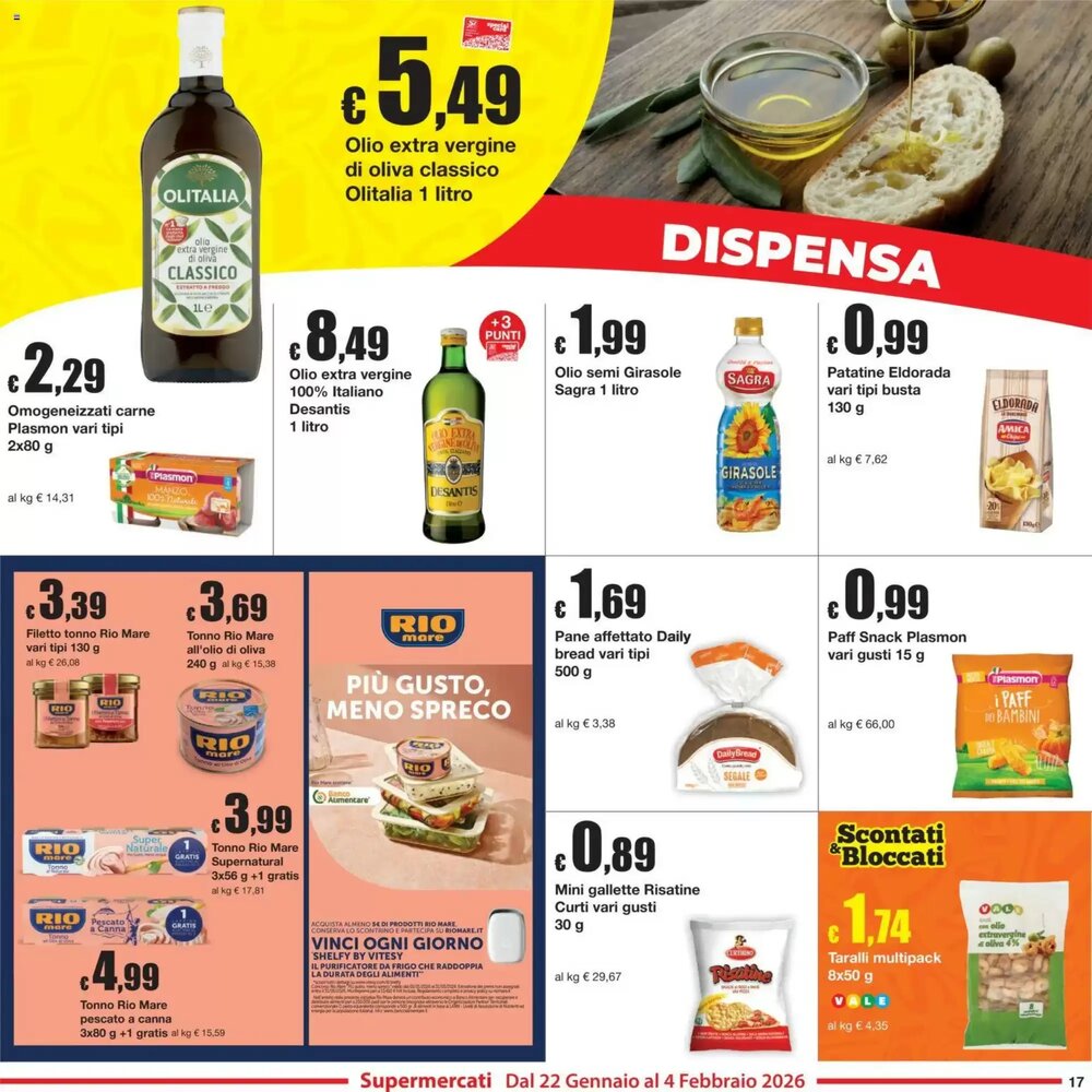 Volantino promozionale Sì con te  valide dal 22/01/2026 - Pagina 17.