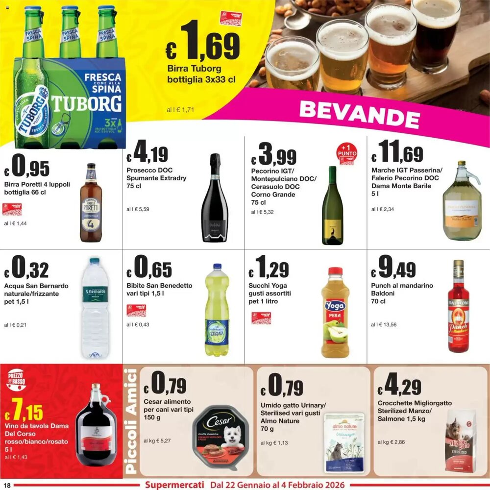 Volantino promozionale Sì con te  valide dal 22/01/2026 - Pagina 18.