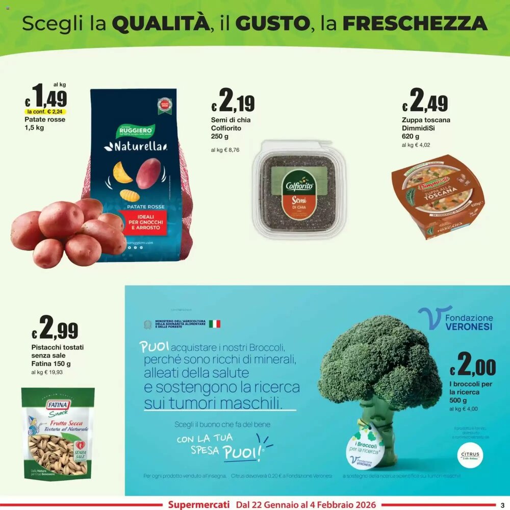 Volantino promozionale Sì con te  valide dal 22/01/2026 - Pagina 3.