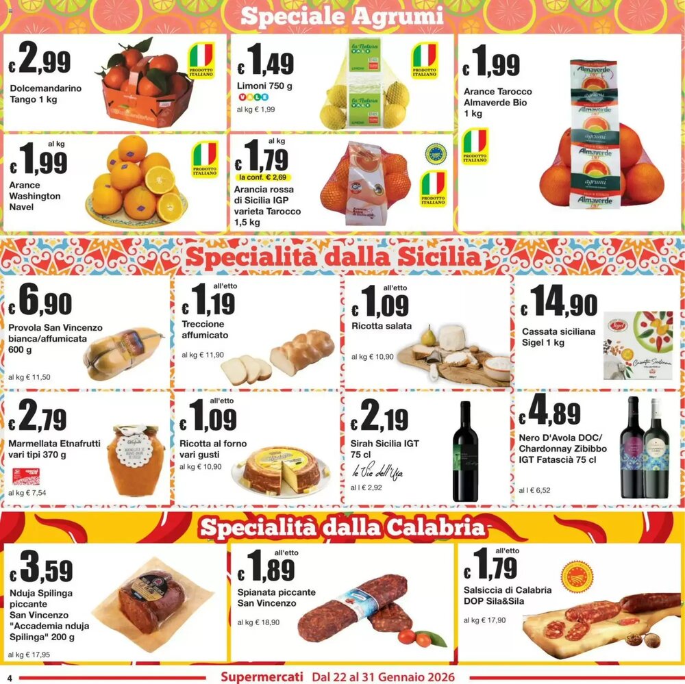 Volantino promozionale Sì con te  valide dal 22/01/2026 - Pagina 4.