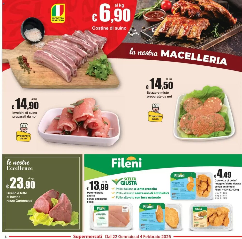 Volantino promozionale Sì con te  valide dal 22/01/2026 - Pagina 6.
