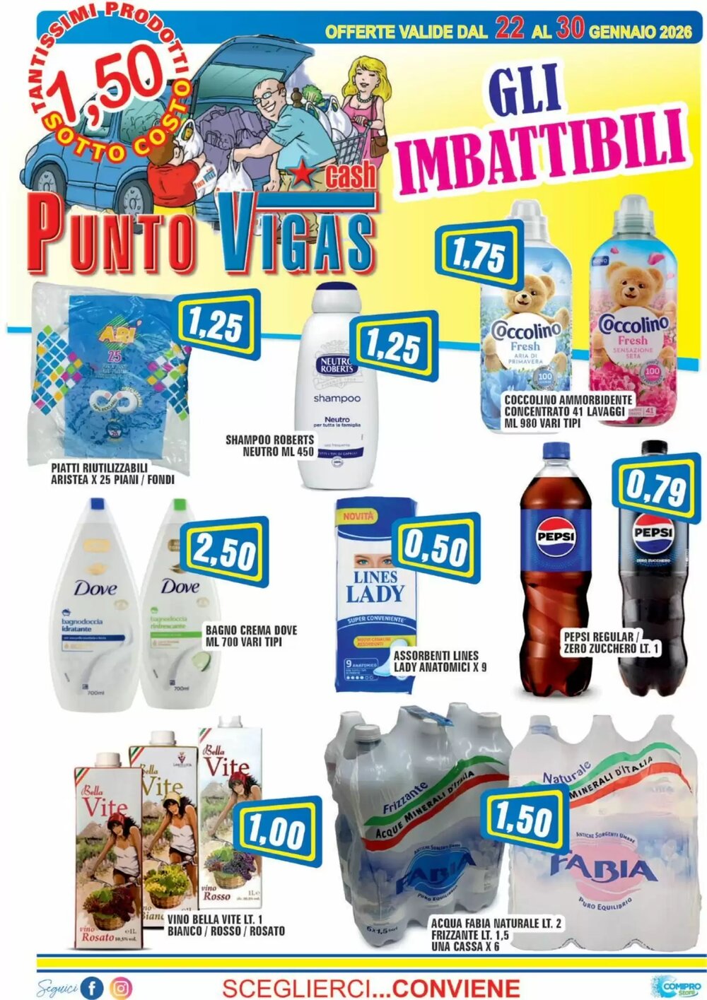 Volantino promozionale Punto Vigas  valide dal 22/01/2026 - Pagina 1.