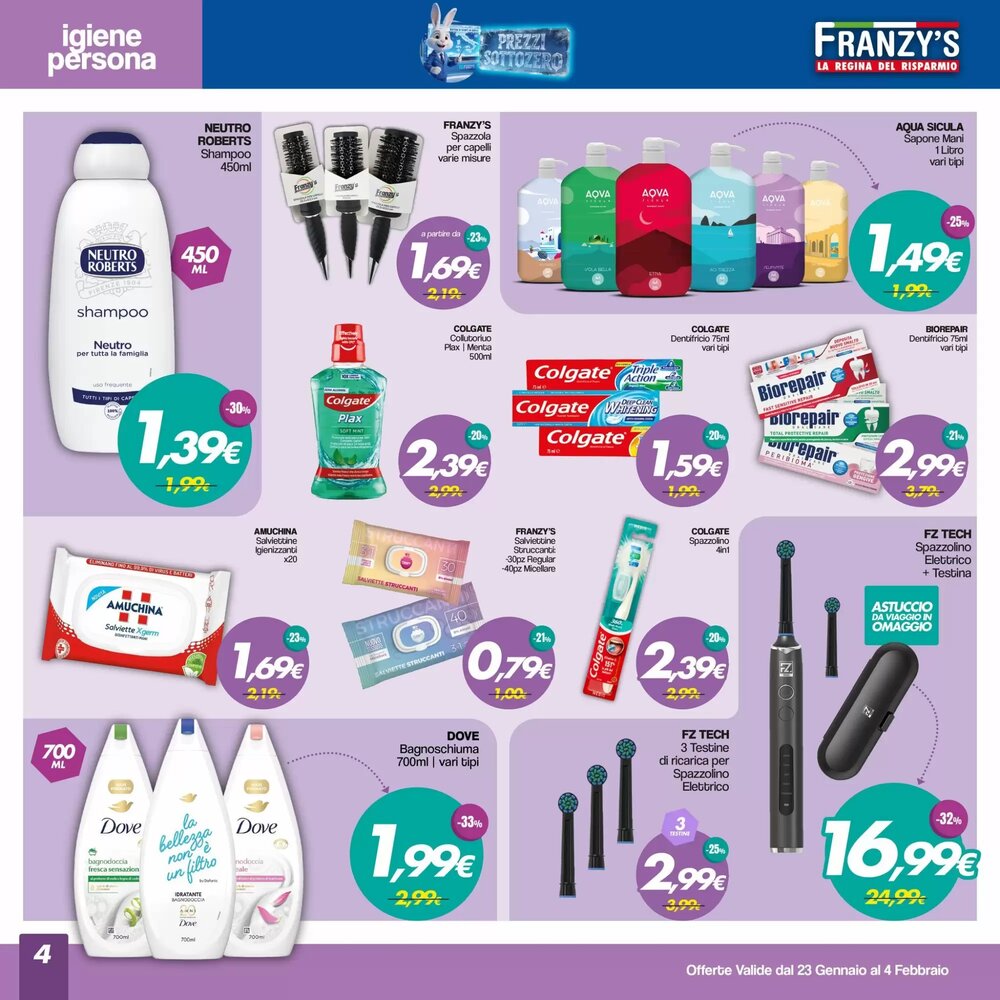 Volantino promozionale Franzy's  valide dal 22/01/2026 - Pagina 4.