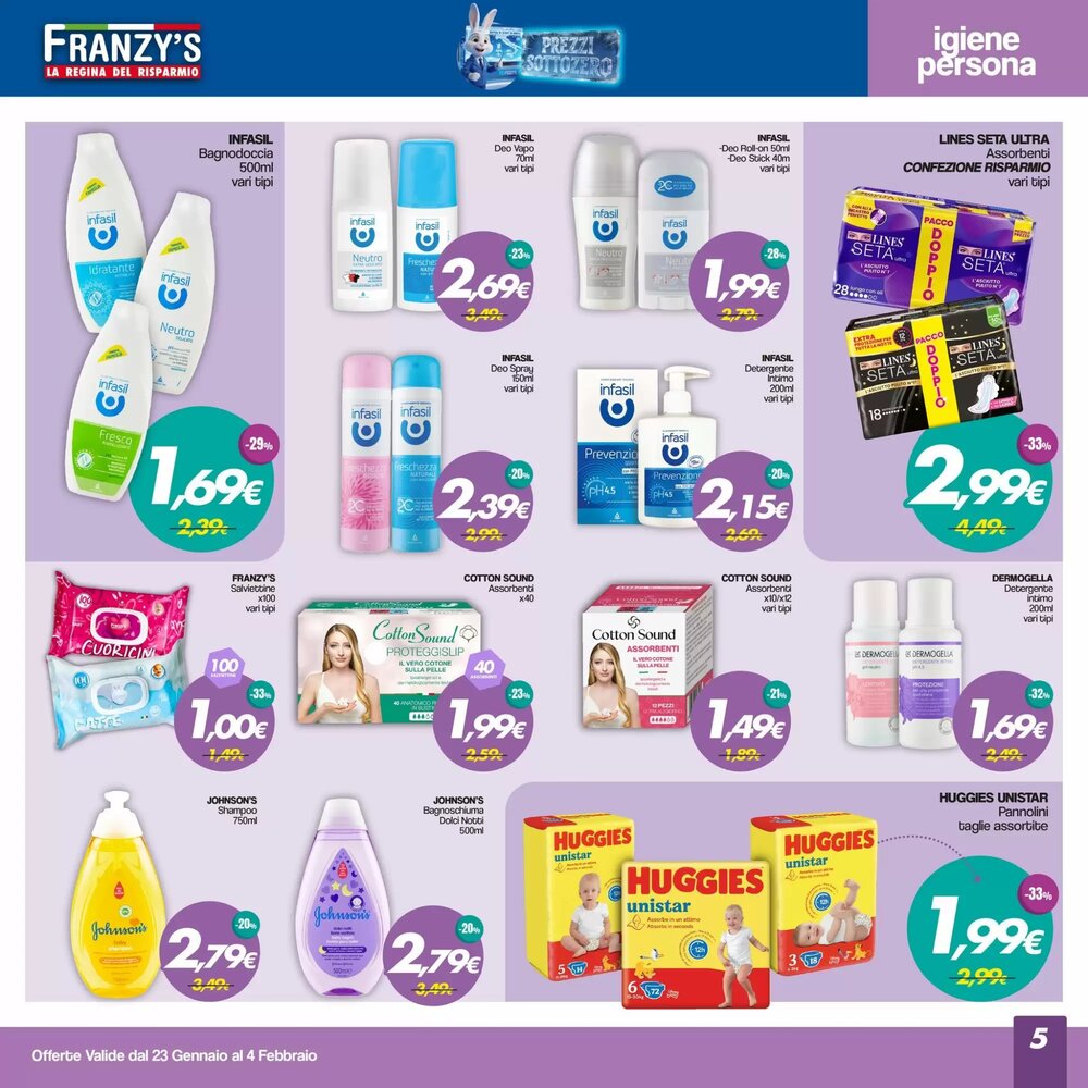 Volantino promozionale Franzy's  valide dal 22/01/2026 - Pagina 5.