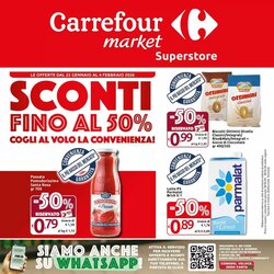 Volantino promozionale Carrefour Market  valide dal 22/01/2026