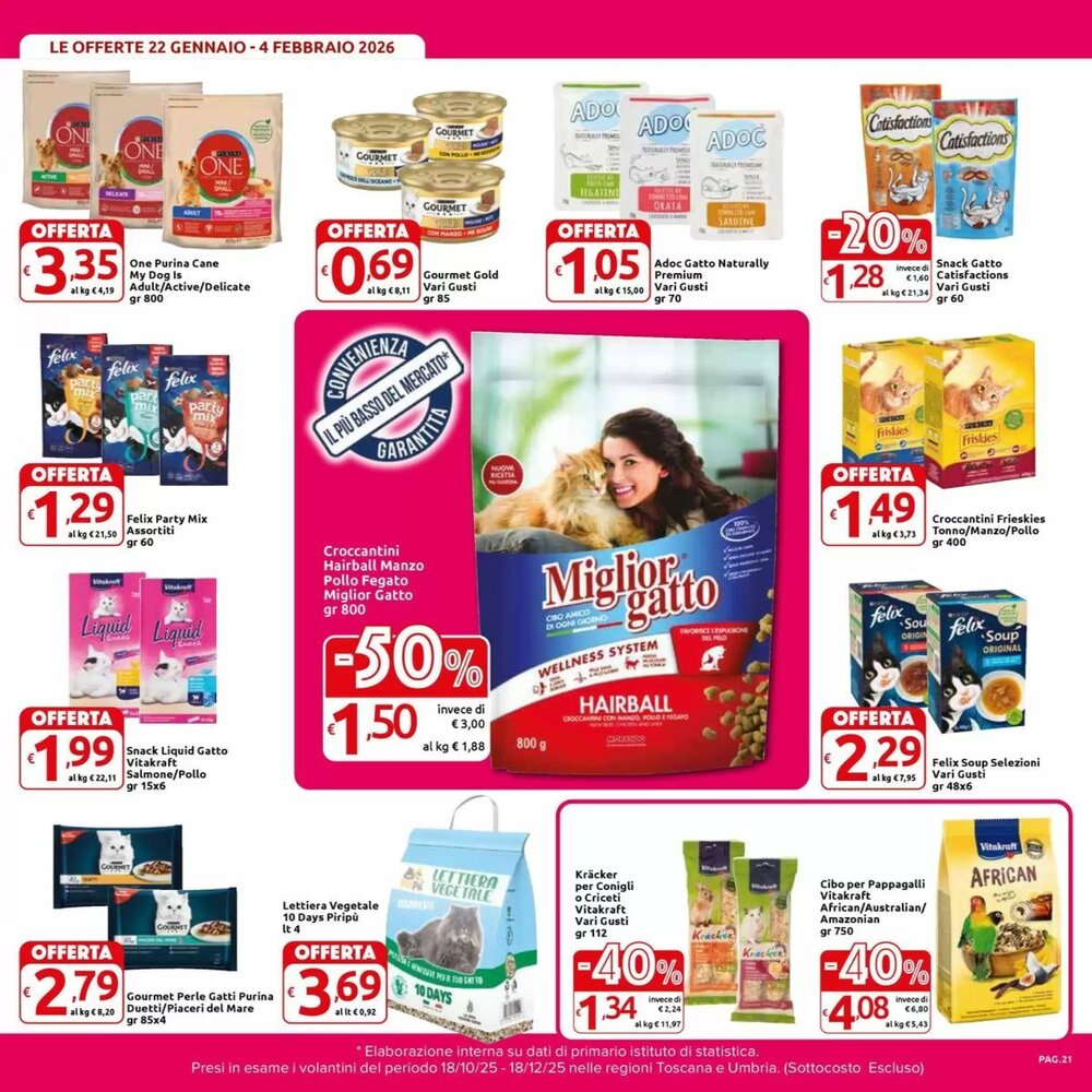 Volantino promozionale Carrefour Market  valide dal 22/01/2026 - Pagina 21.