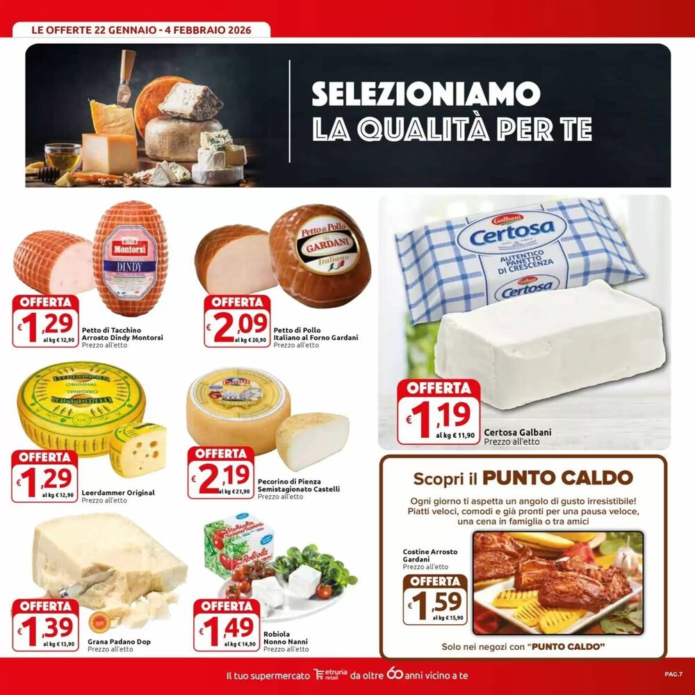 Volantino promozionale Carrefour Market  valide dal 22/01/2026 - Pagina 7.