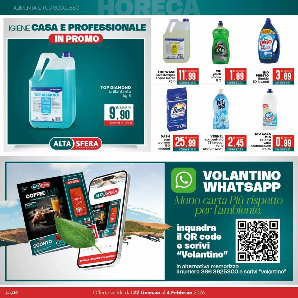 Volantino promozionale Altasfera  valide dal 22/01/2026 - Pagina 14.