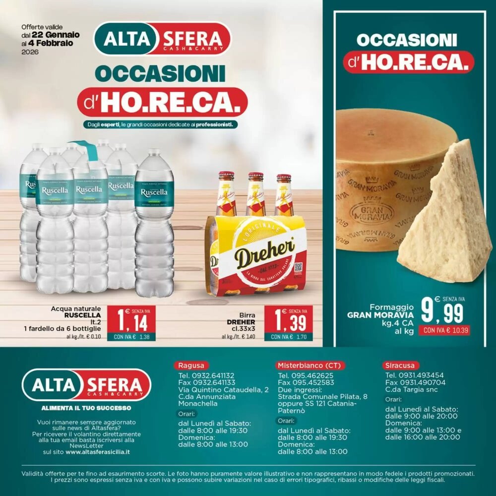 Volantino promozionale Altasfera  valide dal 22/01/2026 - Pagina 16.
