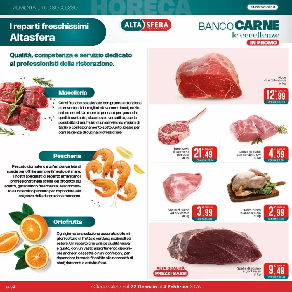 Volantino promozionale Altasfera  valide dal 22/01/2026 - Pagina 2.
