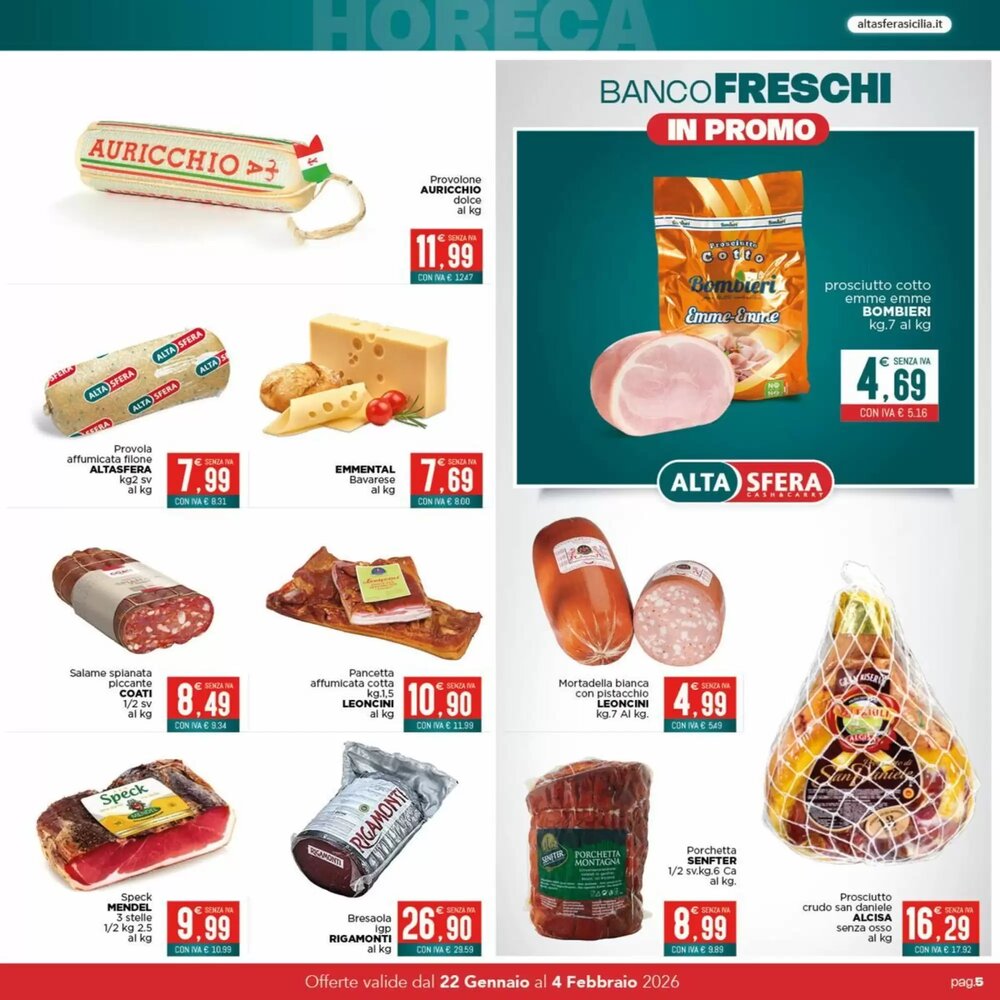 Volantino promozionale Altasfera  valide dal 22/01/2026 - Pagina 5.